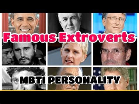 top extraverted celebrities.